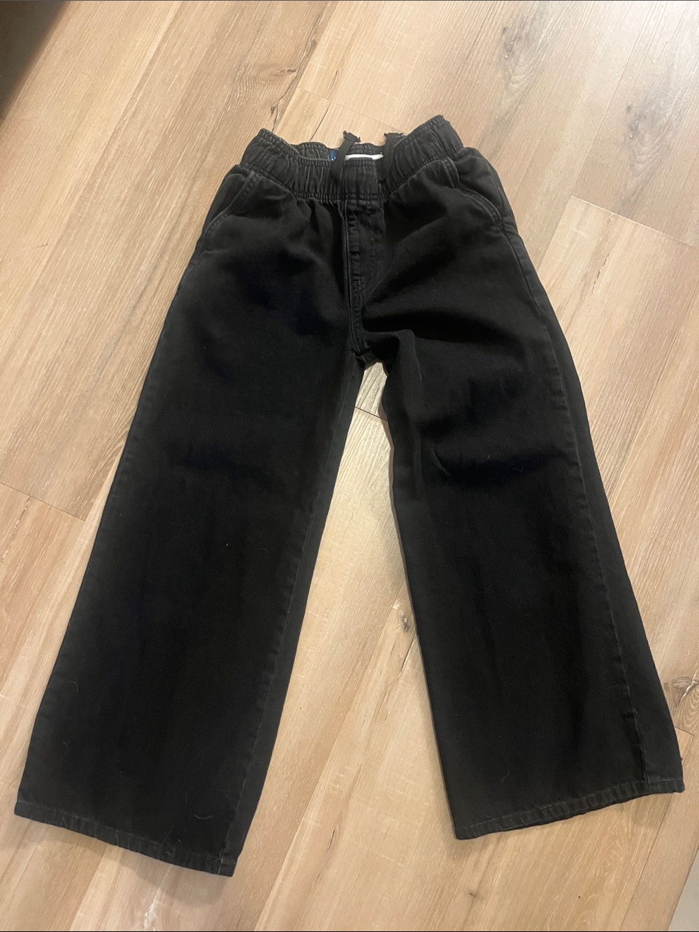 Old Navy Black Wide-Leg Pull-On Kids Pants
